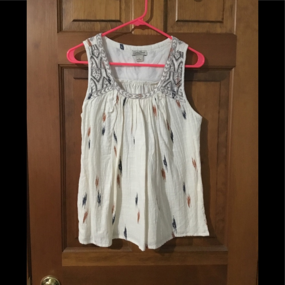 Lucky Brand Cotton Sleeveless Top Size S
